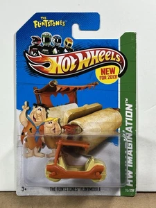Hot Wheels Imagination Flintstones New For 2013 Flint mobile HTF - Picture 1 of 7
