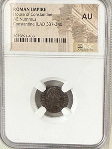 ROMAN EMPIRE House of Constantine AE Nummus Constantine II, AD 337-340 AU!!!! - Picture 1 of 4