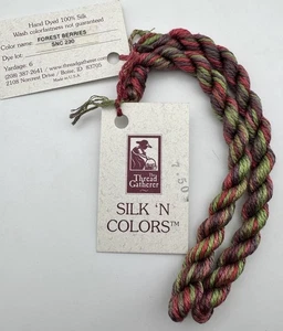 The Thread Gatherer silk 'n colors Floss-SNC 230 Forest Berries-2 Skeins - Picture 1 of 2