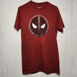 Marvel Deadpool Red Distressed T-Shirt Cotton Blend Size S - Picture 1 of 5