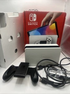 New Switch Oled Dock & Accessories NINTENDO Box + HDMI No Console See Pictures - Picture 1 of 6