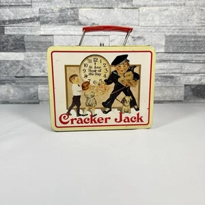 Cracker Jack Tin Lunchbox - Collectible 2001 Retro Snack Advertising Container - Picture 1 of 10