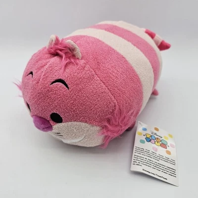 12" Cheshire Cat Disney Store Tsum Tsum Plush Stuffed Toy Alice in Wonderland - Image 1 of 4