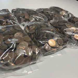 1 Kilogram Mixed Date 1 Cent Coins - Bulk 1966-1991 Australia Unchecked QEII - Picture 1 of 6