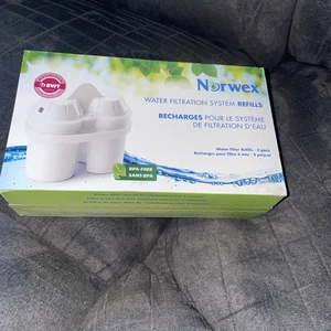 NEU Norwex Wasserfiltersystem Nachfüllpack 2er Pack Wasserfilter Nachfüllpack BPA-frei - Bild 1 von 6