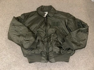 NWT Cold Weather Flyer's CWU-45/P Pilot Flight Jacket XL - USAF Aramid Green - Picture 1 of 7