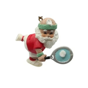 Vintage Hallmark Keepsake Ornament Love Santa Tennis Santa is a Tennis Ace 1988 - Picture 1 of 7