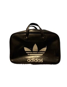Vintage Adidas 1970s ‘Peter Black’ Sports Bag | Black | Gym Holdall Retro Rare - Picture 1 of 19