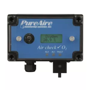 Monitor de deficiencia de oxígeno PureAire 99016 para seguridad de agotamiento de O2 0-25 % - Imagen 1 de 6