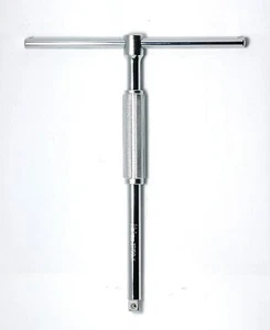 Coque 3/8 (9,5 mm) SQ. Mango giratorio deslizante tipo T 3715SLK - Imagen 1 de 6