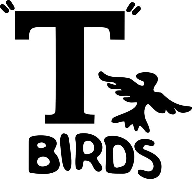 Grease T-Birds - Chaqueta para mujer con diseño de pájaros en T
