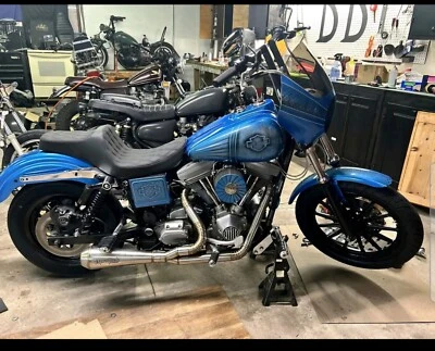 2-1 Exhaust Pipes Muffler fitS Harley-Davidson Dyna Super Glide FXD 2 into 1 - Image 1 of 4