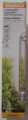 Sylvania LumaLux Plantastar 高压钠 400W 生长灯 T14.5 / S51-S2+ — 第 1/2 张图片