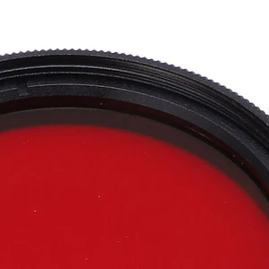 Camera Filter Full Red Lens Filter Optical Glass For Camera Lens GHB - Imagen 1 de 34
