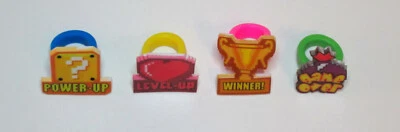 12 Anillos de goma para videojuegos encendidos fiesta de cumpleaños bolsa de regalos favor de piñata  Foto 1 de 3