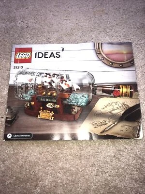 LEGO 21313 Ideas Ship in a Bottle - Original Instruction Manual Only Booklet 155 - Image 1 of 4