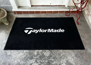 TaylorMade Black Golf Doormat / Rug - 3 ft x 5 ft / Taylor Made Entry Door Mat - Picture 1 of 5