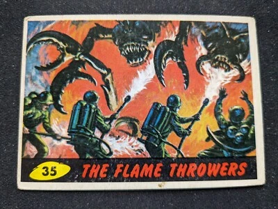 1962 Topps Mars Attacks! Card # 35 The Flame Throwers (VG/EX) - Image 1 of 3