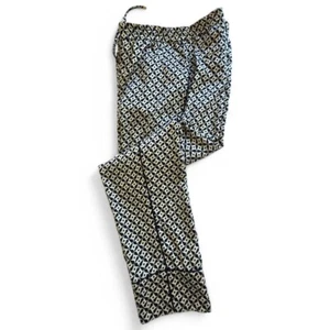 Ralph Lauren Damen Geo Print Lounge Hose Elastischer Bund Blau/Weiß Größe 10 - Bild 1 von 8