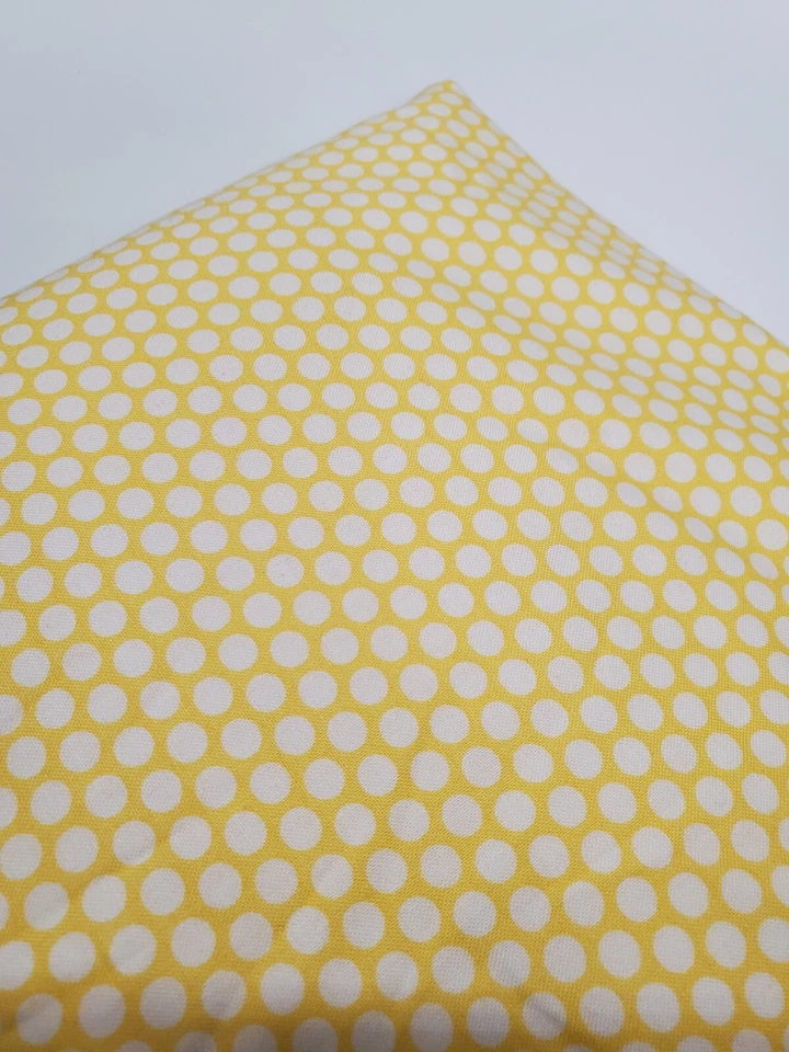 Bonnie & Camille Fabric Basics Moda Polka Dot Yellow Sew Quilt Craft ONE YARD - Image 1 of 1