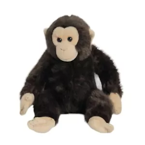 Ganz Webkinz W Signature Chimpanzee Plush Stuffed Animal Realistic Brown No Code - Picture 1 of 15