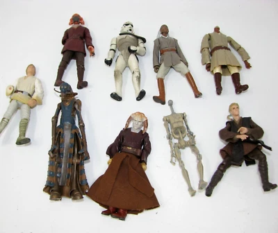 Figura y piezas de Star Wars Anakin Stass Allie Saesee Sandtrooper Mustafar Sentry Foto 1 de 4