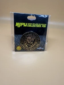 New Japan Pro Wrestling Pin NJPW Collectors Logo King of Sports Puroresu Japan - Picture 1 of 2