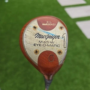 MacGregor Eye-O-Matic PERSIMMON M65W Driver RH True Temper Dynamic Stiff Steel - Picture 1 of 22