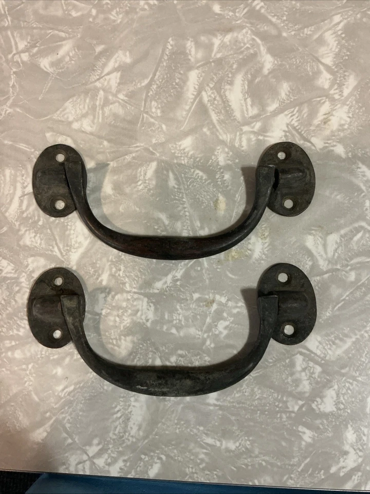 Alça de peito georgiana antiga de bronze campanha do século XVIII ORIGINAL POR ALÇA  - Imagem 1 de 4