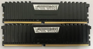 Corsair VENGEANCE 16GB kit 2x8GB DDR4 3000MHZ CMK16GX4M2C3000C16 CL16 DIMM PC - Picture 1 of 2