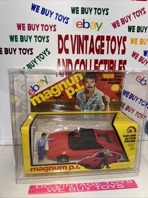 Vintage 1982 MAGNUM PI Ferrari & Figure LJN Toys, LTD Rare TOM SELLECK TV Nice! - Image 1 of 4
