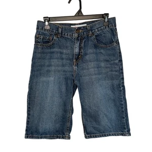 Levis Boys 505 Regular Fit Denim Jean Shorts 18 Reg W29 Blue - Picture 1 of 11