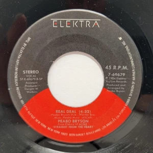 Peabo Bryson Real Deal / Learning 7" 45rpm m- Vinyl Soul Record free sleeve - Imagen 1 de 2