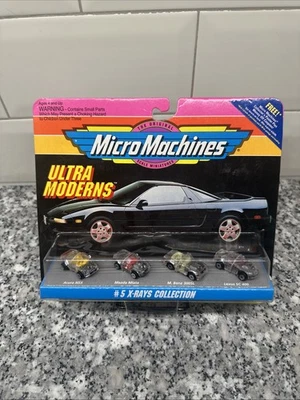 Micro Machines Ultra Moderns X Rays Collection 75030 Acura NSX Miata Mercedes - Image 1 of 4