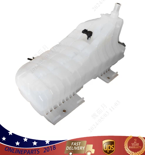 For Kenworth T660 T800 2008-2015 Coolant Overflow Reservoir Tank w/Cap & Sensor - Image 1 of 4