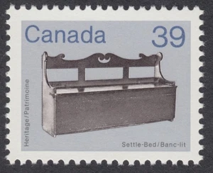 Canada - #928 Heritage Artifacts - Settle Bed - MNH - Picture 1 of 1