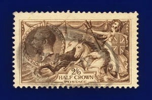 1918 SG414 2s6d schokobraun BW N65(3) 14 NOV 33 GU c£75 cpme - Bild 1 von 3