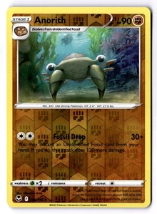 Anorith Reverse Holo Uncommon SWSH12: Silver Tempest 095/195 NM - Picture 1 of 2