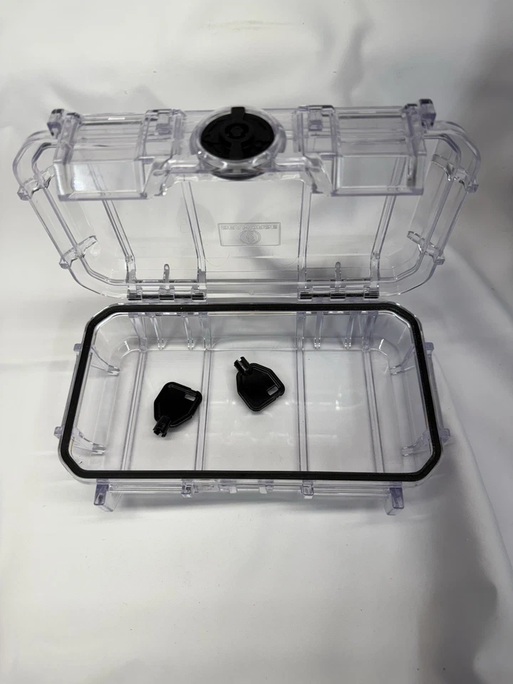 Seahorse 56 Portátil Impermeable Rígido Protector Micro Estuche Solo Transparente Foto 1 de 1