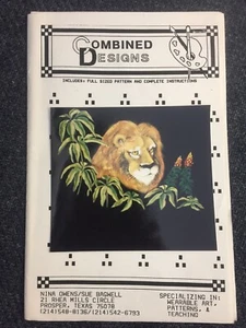 The Main Mane LION Fabric Pattern Full Size Combined Designs UNCUT Bagwell/Owens - Picture 1 of 4