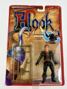Hook Swashbuckling Peter Pan Swings His Sword Mattel 90’s New In Box 2849 (B) - Picture 1 of 8