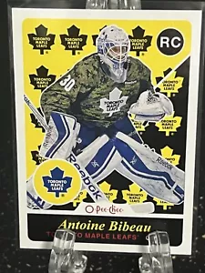 ANTOINE BIBEAU-----2015-16 O PEE CHEE-----ROOKIE-----FOGLIE D'ACERO - Foto 1 di 2