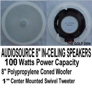 ALTAVOCES DE TECHO AUDIOSOURCE IC8S IC8/S 8" NUEVO STOCK ANTIGUO PAR BC8S - Imagen 1 de 1