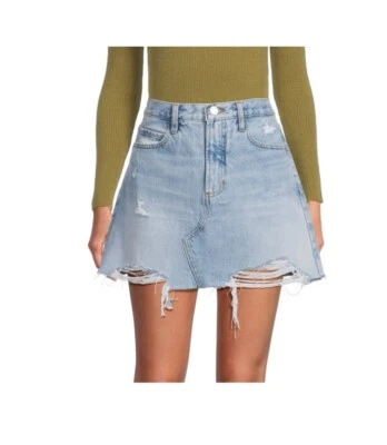*NWT* Frame Le High 'N' Tight Denim Mini Skirt in Legacy Baines, Size 26 - Image 1 of 4