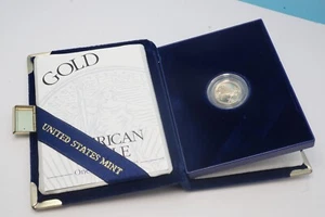 1997-W Proof $5 Gold Coin American Eagle West Point Mint COA - Picture 1 of 14
