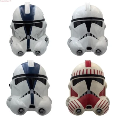 Star Wars The Clone Soldier Helmet Mask Movies Cosplay Prop Resin Mask with Lens - Image 1 of 4