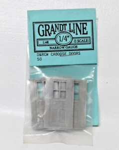 GRANDT LINE NARROW GAUGE, D&RGW CABOOSE DOORS 1/4" SCALE #50 - Picture 1 of 3