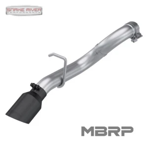 MBRP Turn Down Axle Back Exhaust for 2018-2024 Jeep Wrangler JL 3.6L Black Tip - Picture 1 of 4