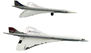 2 X Matchbox Corgi Concord CSB-23 Sky Busters Air France Flying British Airways - Picture 1 of 11