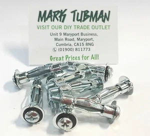 100 anclajes de pared de cavidad de metal de alta resistencia M4x38 mm - Imagen 1 de 3